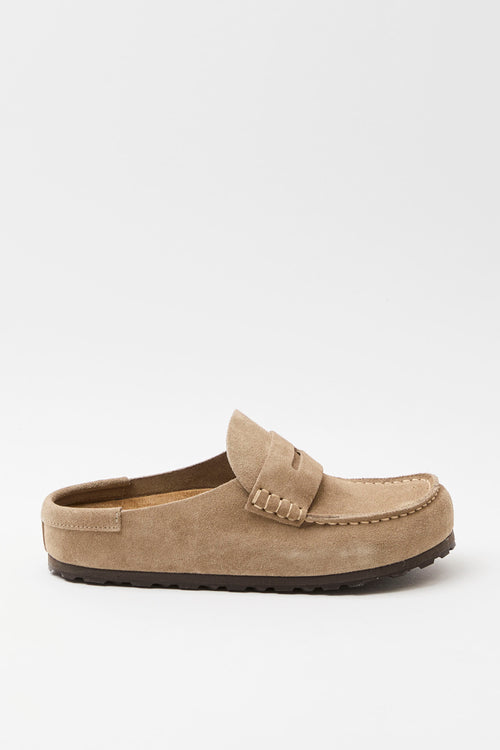 Birkenstock Sabot Taupe Donna - 2