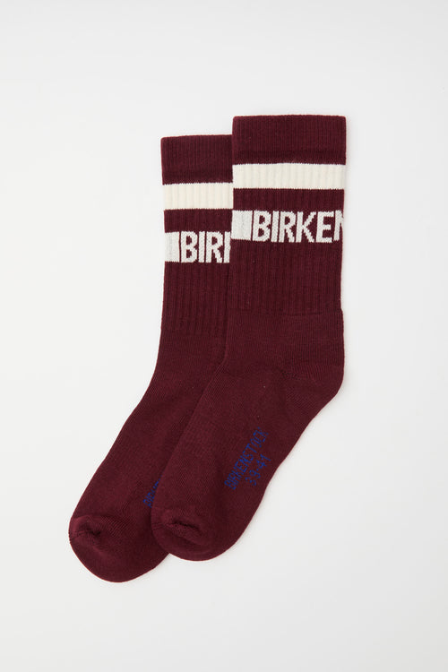 Birkenstock Calzini Zinfandel/eggshell Unisex