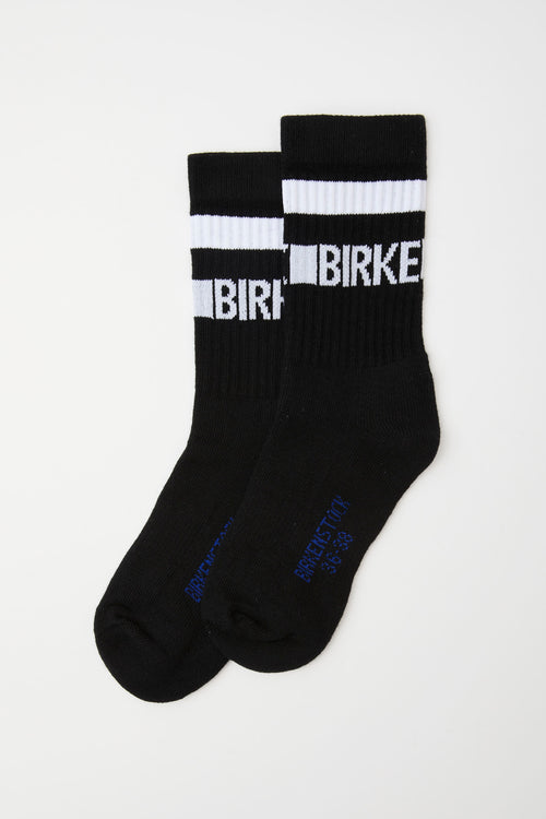 Birkenstock Calzini Black/white Unisex