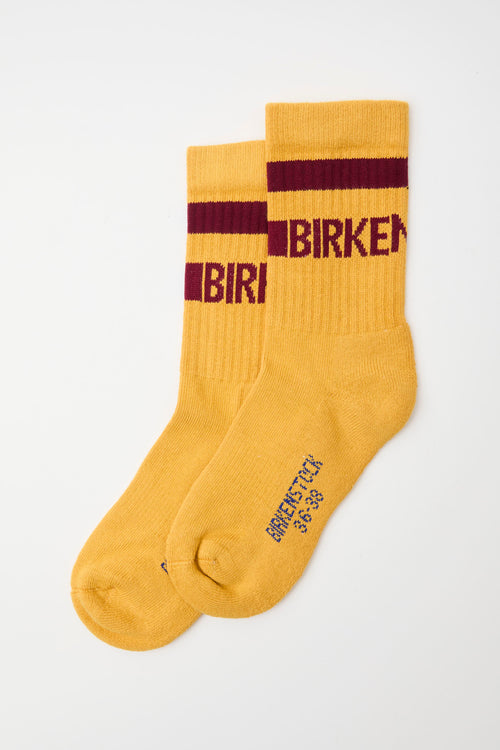 Birkenstock Calzini Ochre/zinfandel Unisex