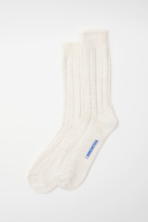 Birkenstock Calzini Off White Unisex