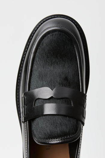 Carmens Mocassino Nero/pony Donna - 7