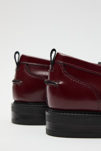 Carmens Mocassino Burgundy Donna - 4
