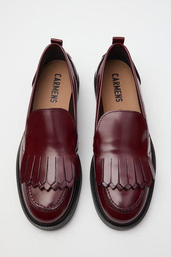 Carmens Mocassino Burgundy Donna - 6