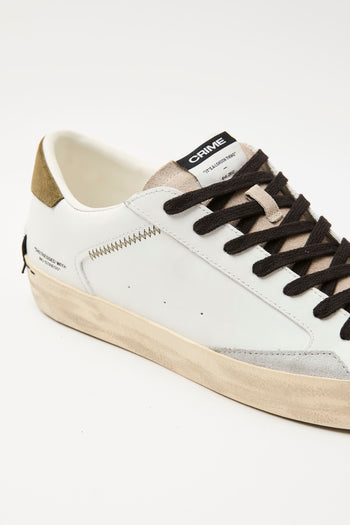 Crime London Sneaker White Uomo - 4