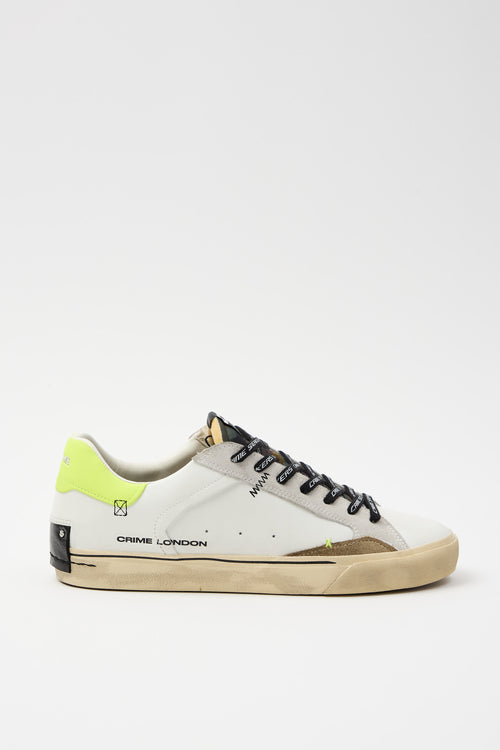 Crime London Sneaker White Uomo