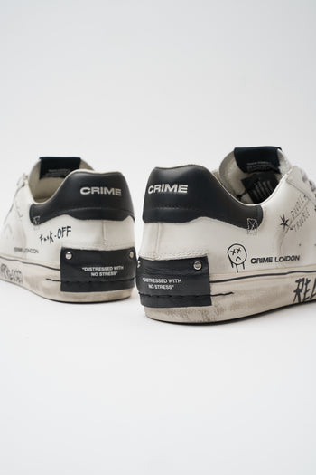 Crime London Sneaker White Uomo - 6