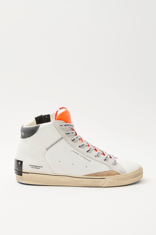 Crime London Sneaker White Uomo