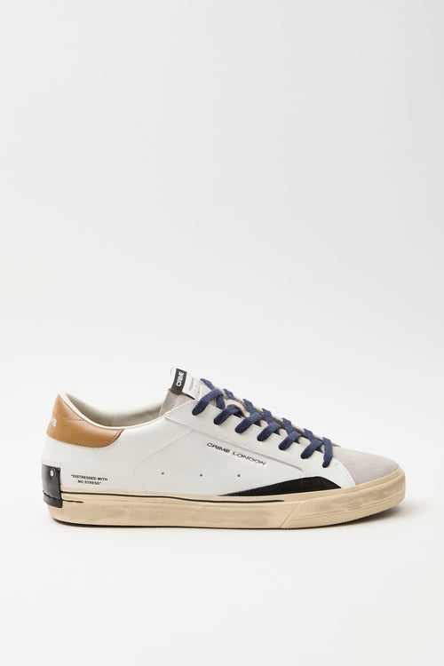 Crime London Sneaker White Uomo