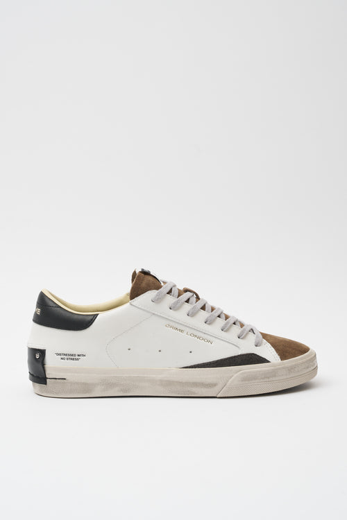Crime London Sneaker White Uomo