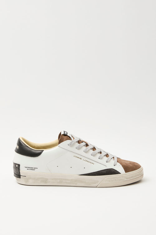 Crime London Sneaker White Uomo