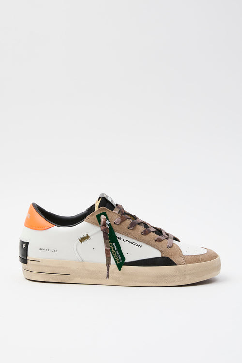 Crime London Sneaker White Uomo