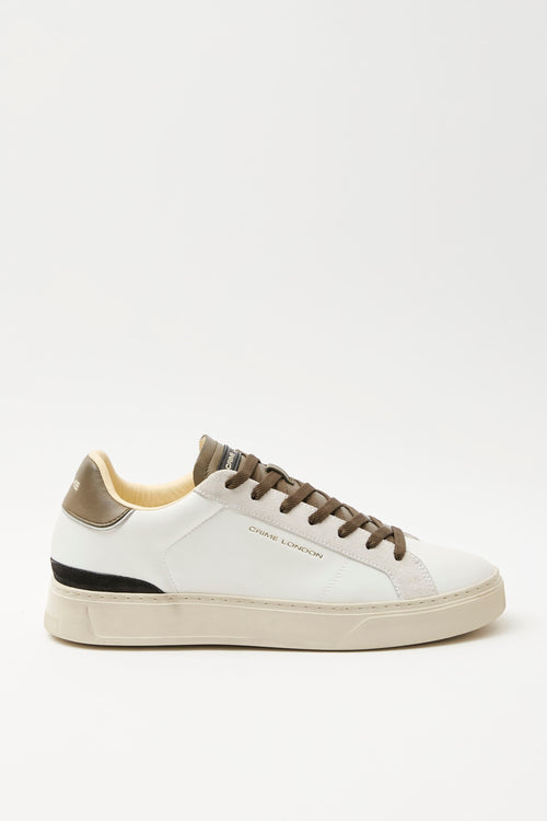 Crime London Sneaker White Uomo