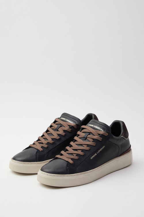 Crime London Sneaker Blue Uomo - 2