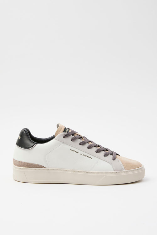 Crime London Sneaker White Uomo