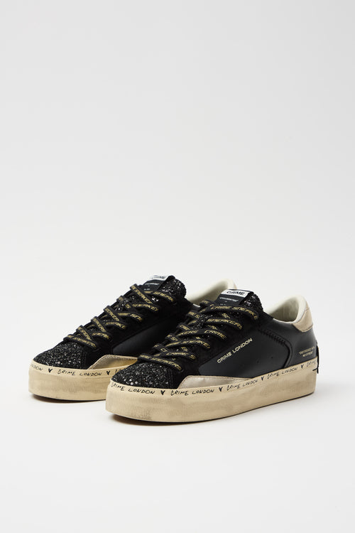 Crime London Sneaker Black Donna - 2
