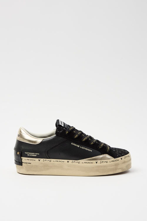 Crime London Sneaker Black Donna