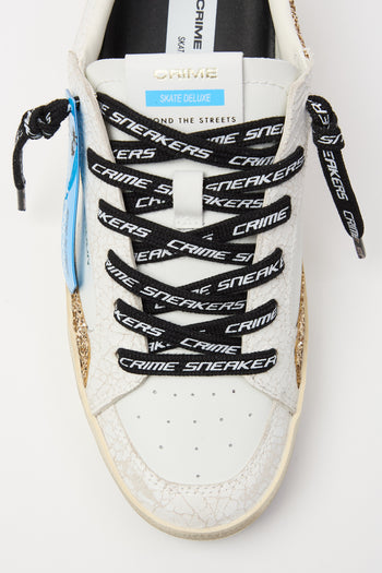 Crime London Sneaker White Donna - 4