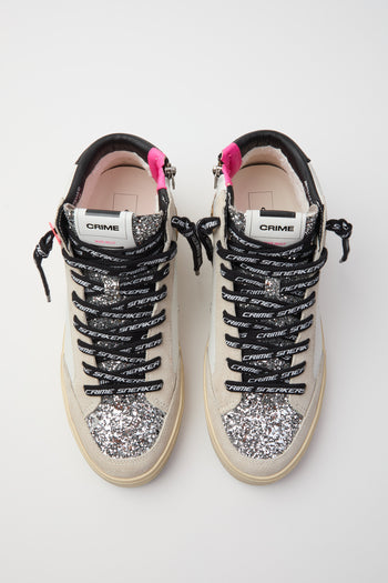 Crime London Sneaker White Donna - 6