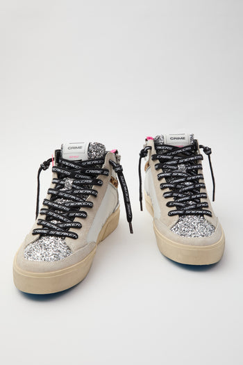 Crime London Sneaker White Donna - 7