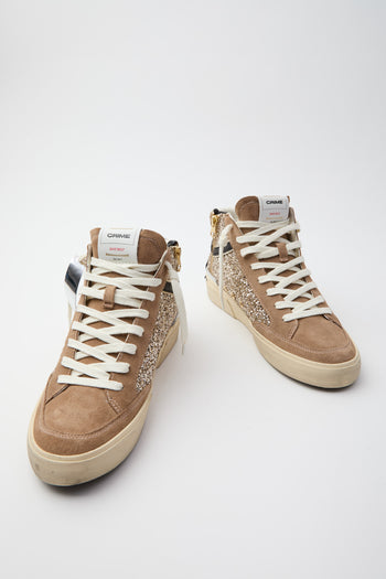 Crime London Sneaker Platinum Donna - 7