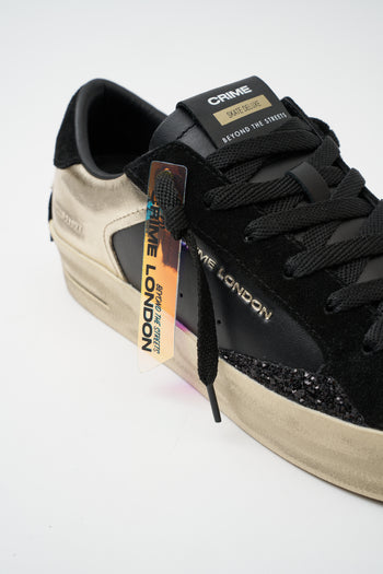 Crime London Sneaker Black Donna - 7