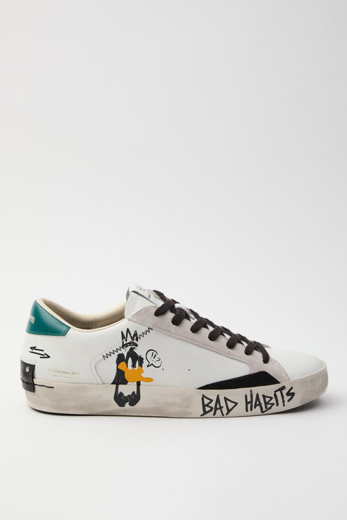 Crime London Sneaker White Uomo