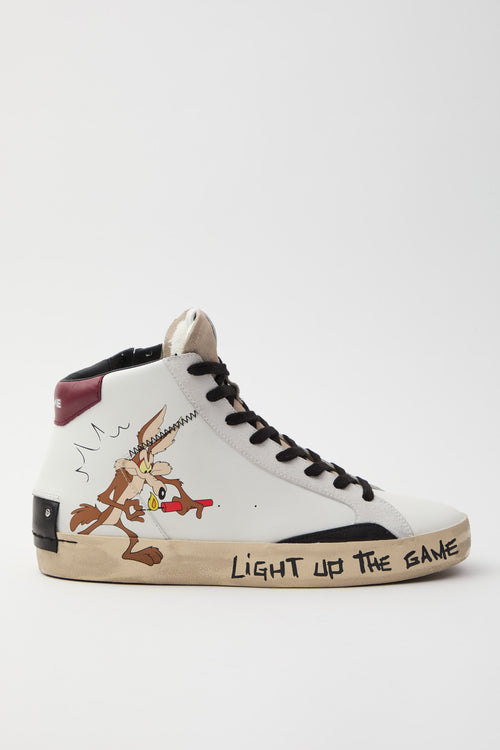 Crime London Sneaker White Uomo