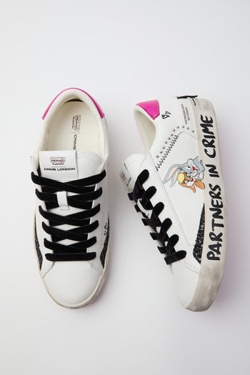Crime London Sneaker White Donna - 6