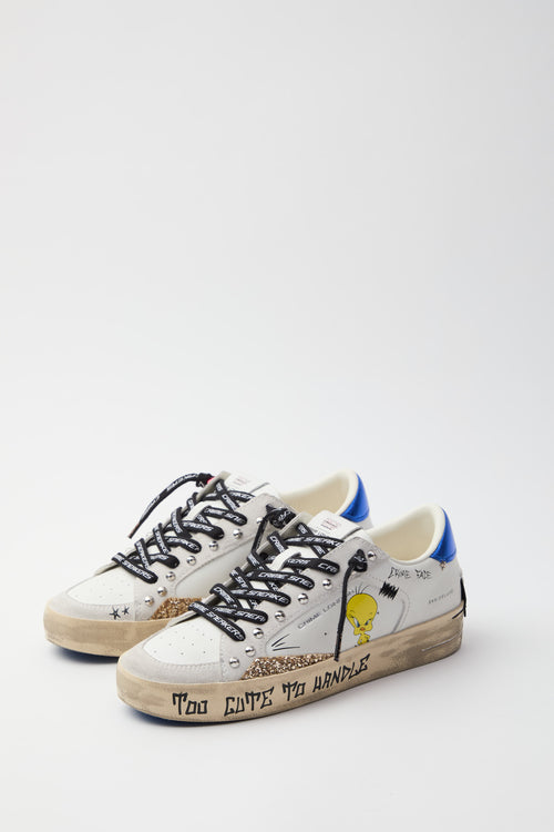 Crime London Sneaker White Donna - 2