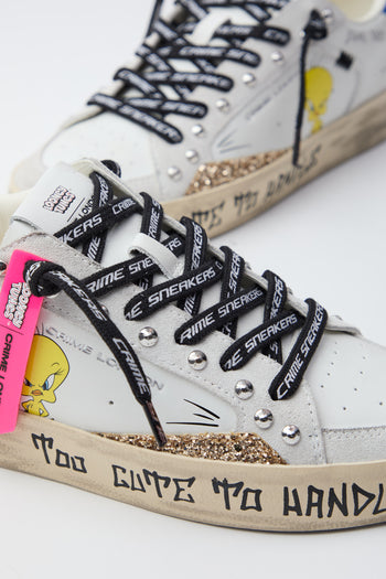 Crime London Sneaker White Donna - 5