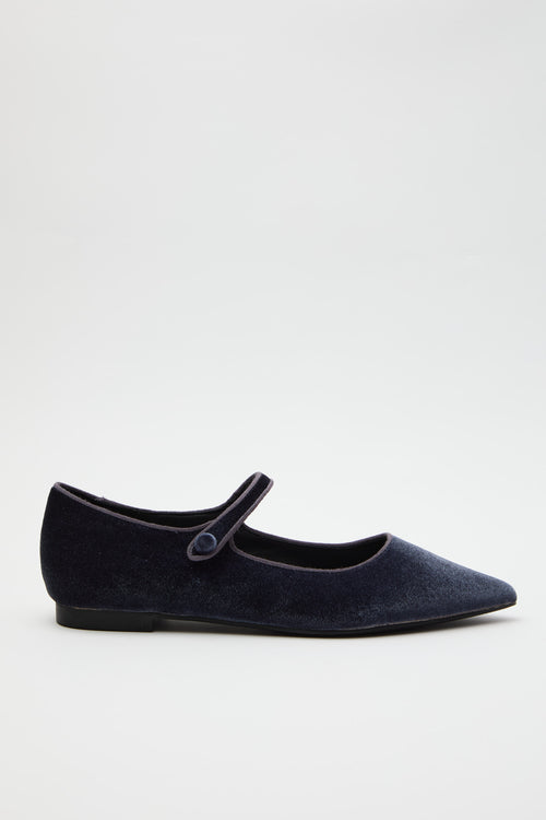 Cristine Ballerina Indaco Donna