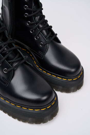 Dr. Martens Anfibio Black Polished Smooth Donna - 3