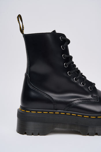 Dr. Martens Anfibio Black Polished Smooth Donna - 4
