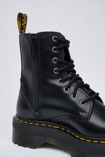 Dr. Martens Anfibio Black Polished Smooth Donna - 5