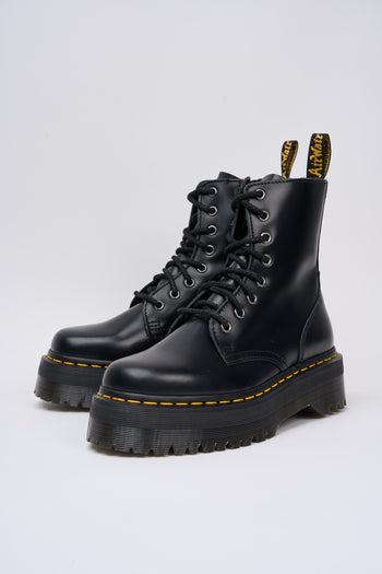 Dr. Martens Anfibio Black Polished Smooth Donna - 6