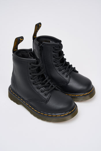 Dr. Martens Anfibio Black Softy Bambino - 3