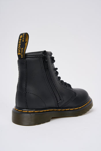Dr. Martens Anfibio Black Softy Bambino - 4