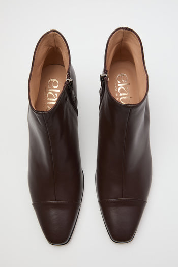 Elata Stivaletto Dark Brown Donna - 4