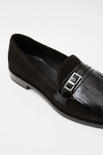 Frau Mocassino Nero Donna - 5