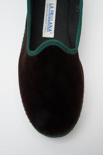 Friulana Mocassino Marrone+verde Donna - 3