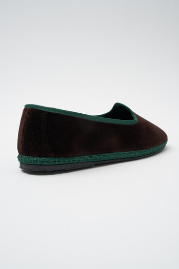 Friulana Mocassino Marrone+verde Donna - 4