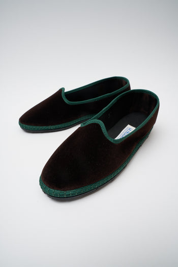 Friulana Mocassino Marrone+verde Donna - 5