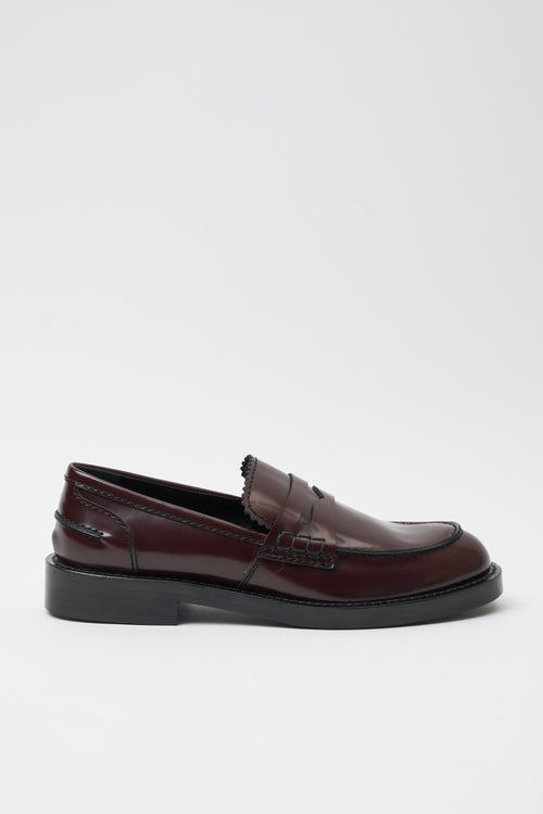 Guglielmo Rotta Mocassino Burgundy Donna