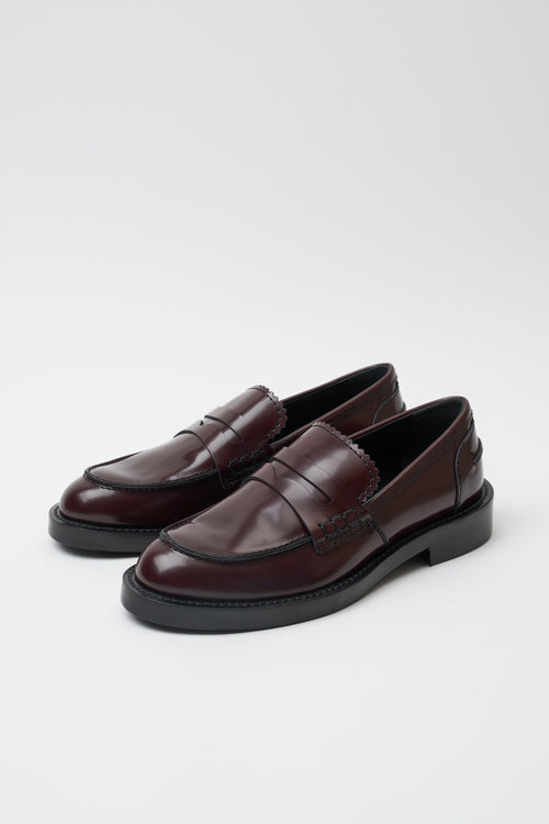Guglielmo Rotta Mocassino Burgundy Donna - 2