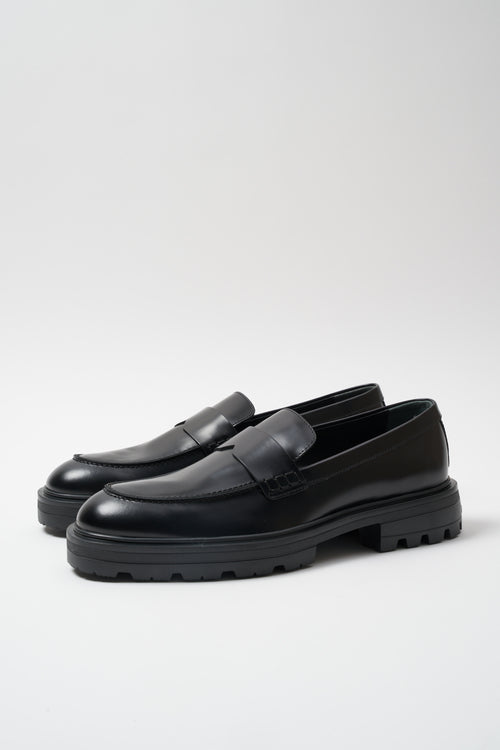 Hogan Mocassino Nero Uomo - 2