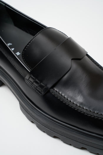 Hogan Mocassino Nero Uomo - 4