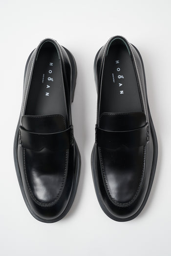 Hogan Mocassino Nero Uomo - 6