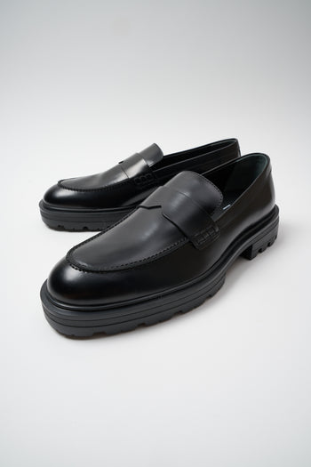 Hogan Mocassino Nero Uomo - 7
