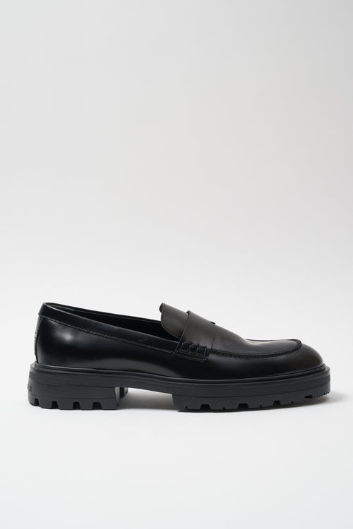 Hogan Mocassino Nero Uomo
